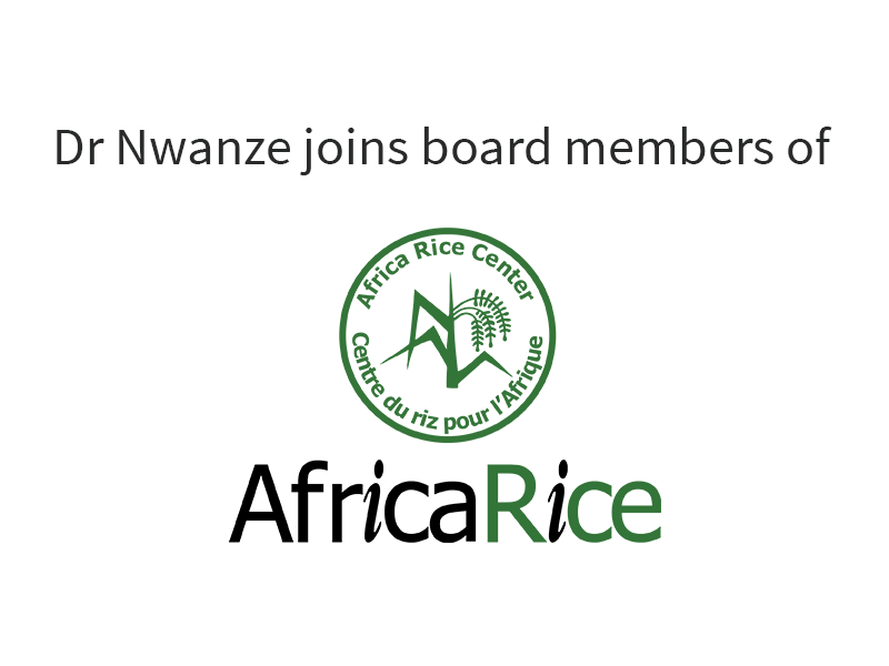 Dr Nwanze joins AfricaRice Board